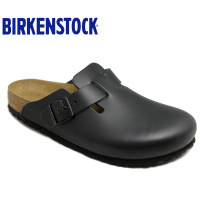 德国制造Birkenstock水松木休闲牛皮经典男女款休闲包头鞋Boston波士顿