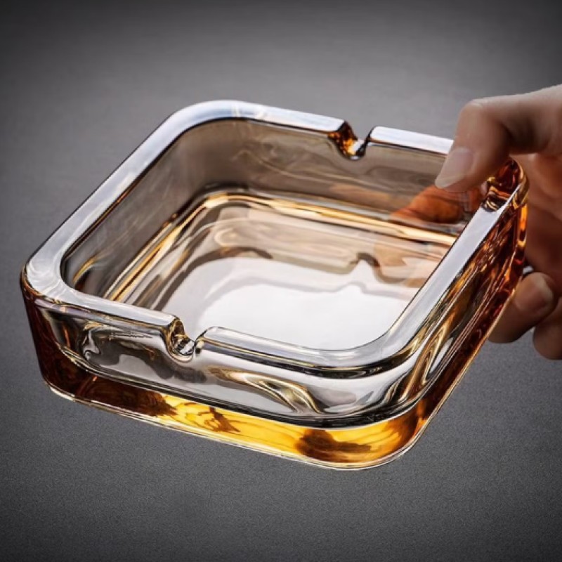 未易 玻璃缸家用客厅办公室酒店专用透明15CM*15CM高清大图