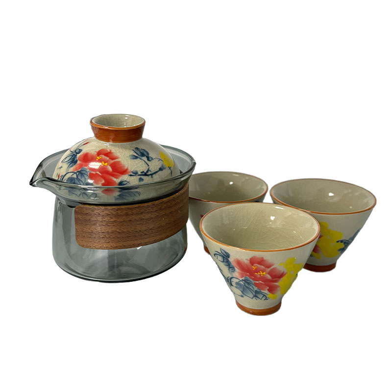卫未来 旅行茶具套装 一壶三杯 套高清大图