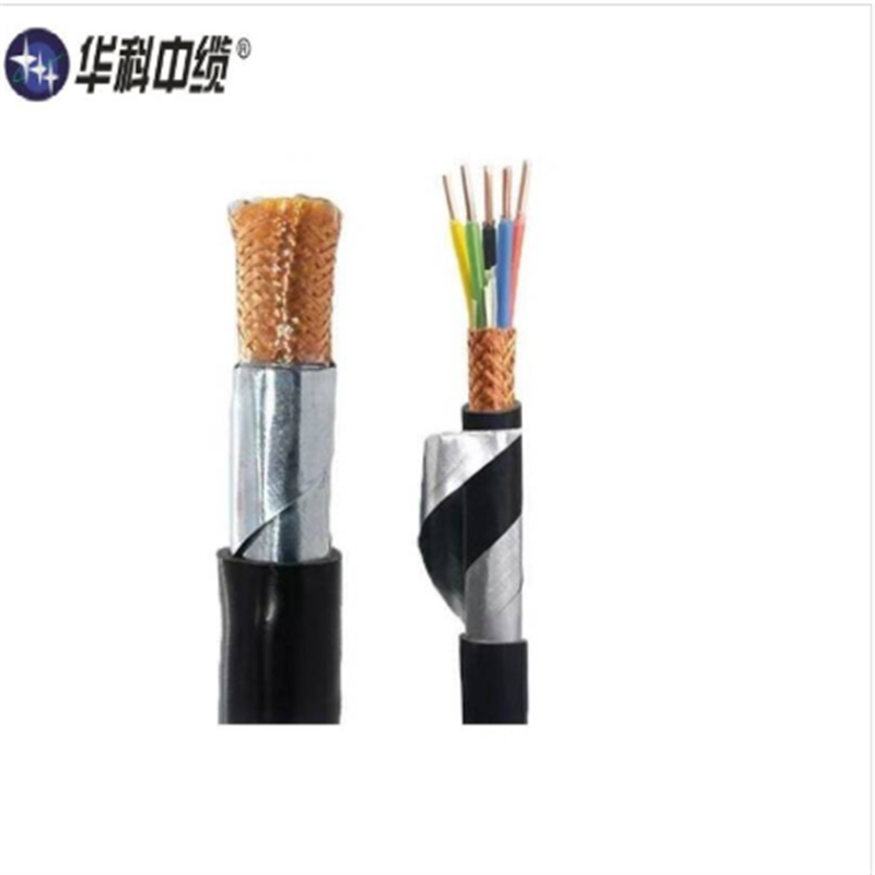 华科中缆 铜芯铠装线缆 ZR-KVVP22-4*4 米高清大图