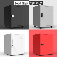 鑫环境 单门铁皮文件柜资料活动柜家用小型密码储物柜桌面桌下柜移动壁挂带锁小柜子文件收纳柜