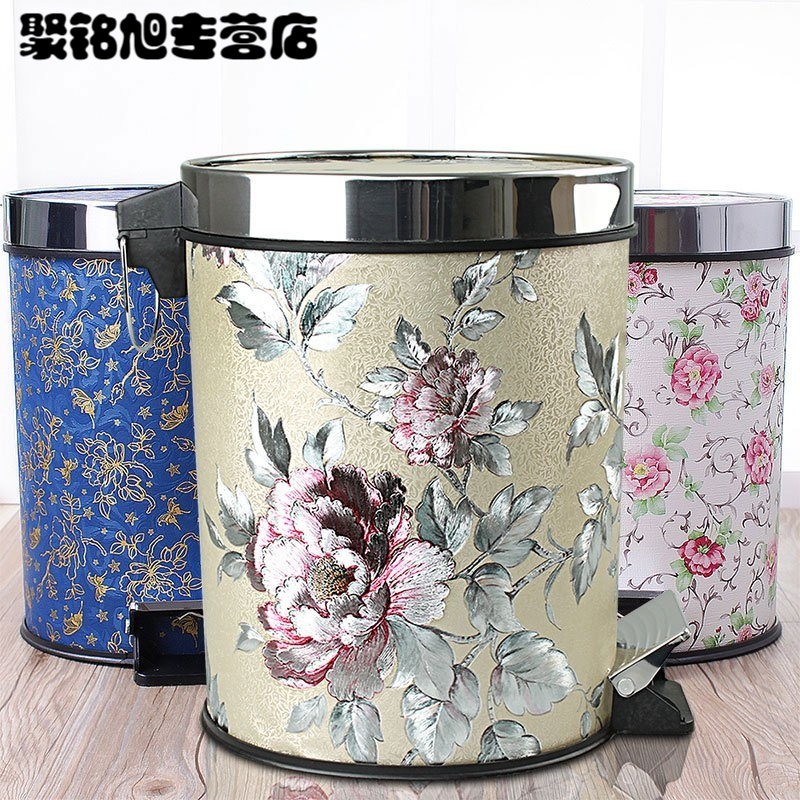 垃圾桶脚踏式大号家用客厅厨房卫生间有盖酒店宾馆多款多色多功能家用垃圾收纳筒清洁用品清洁工具