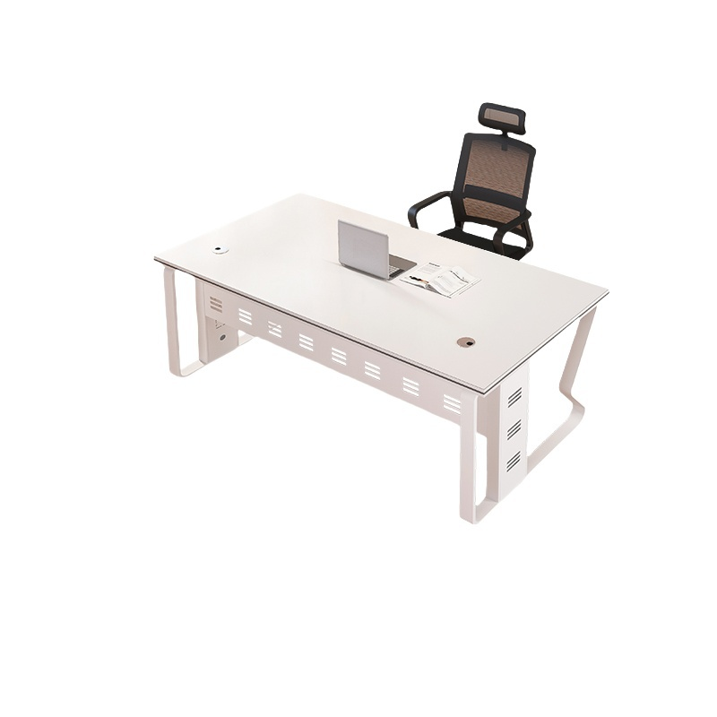 烁恒 员工桌 1.8米单桌+转椅 套高清大图