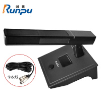 润普Runpu RP-YXD812 国产化专业有线电容会议麦克风台式鹅颈话筒方杆短杆可插拔式航空插四针咪杆