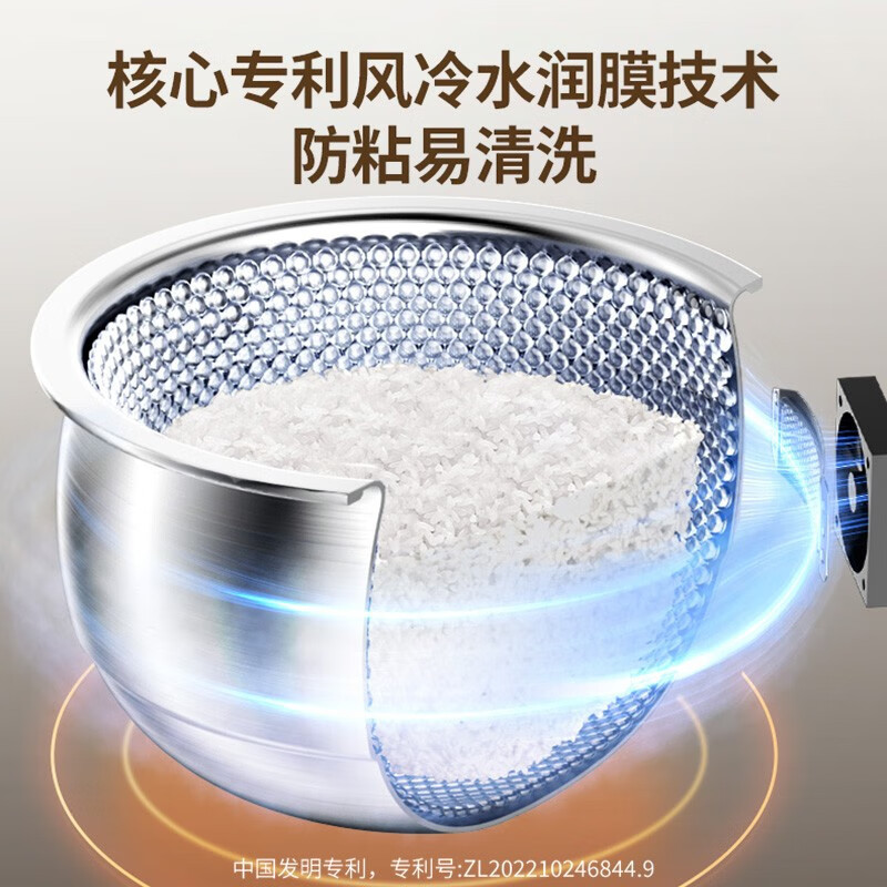 九阳(Joyoung)电饭煲家用电饭锅0涂层不锈钢球形内胆2L升多功能钢釜1-3人智能预约蒸饭锅 20N1