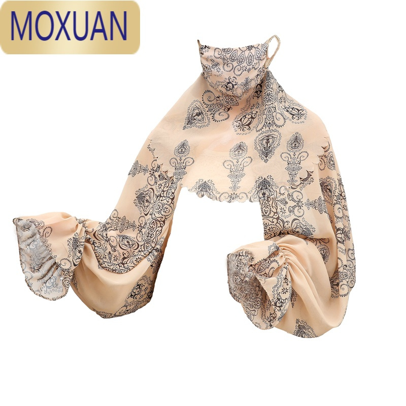 MOXUAN加长加宽防晒袖套女夏手臂套开车骑行防晒手套薄长款冰袖