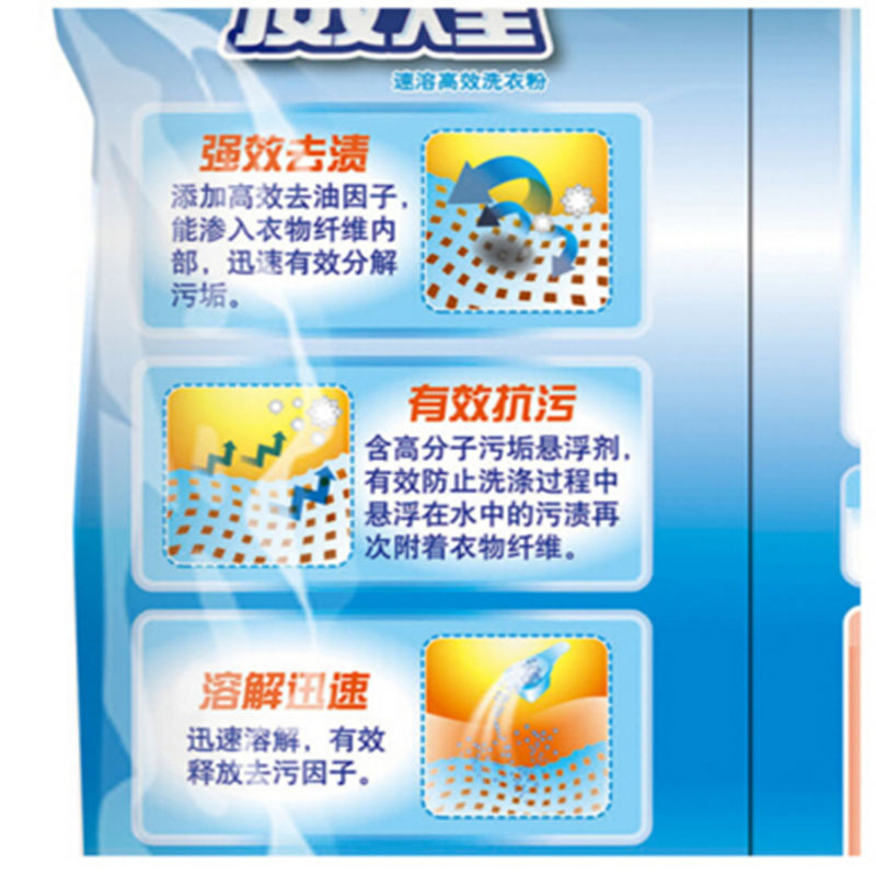 LTSM 白猫冷水速洁无磷速溶洗衣粉1800g 单位:袋