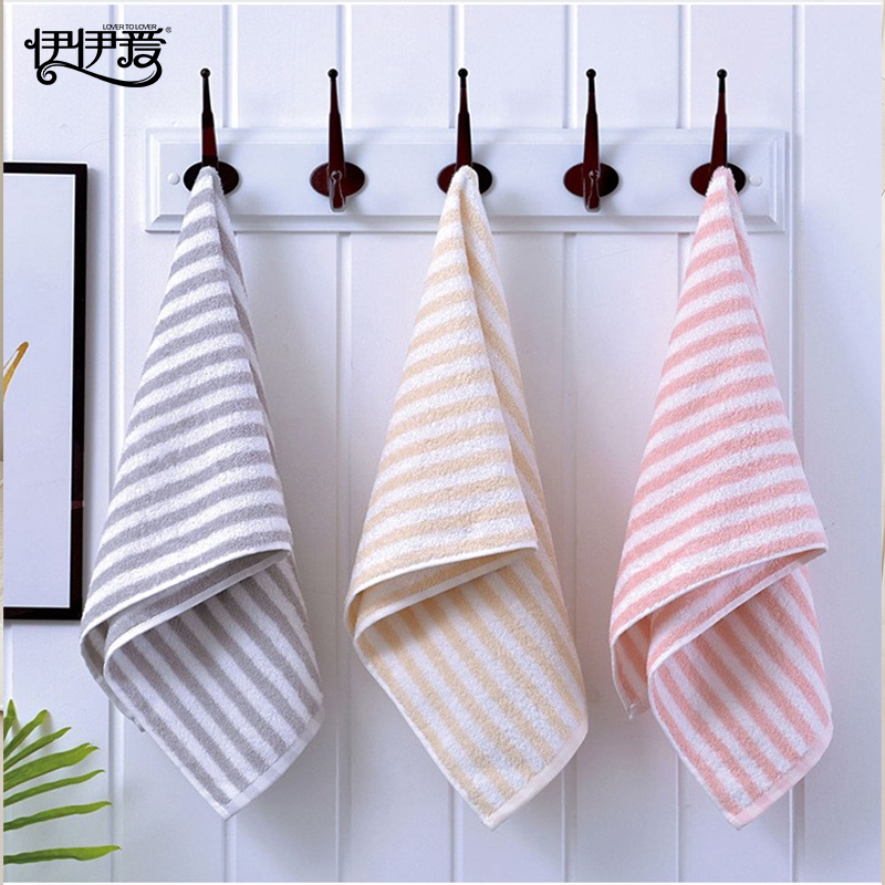 伊伊爱 YQC25279 青春之歌毛巾 34*76cm/90g 浅灰色高清大图