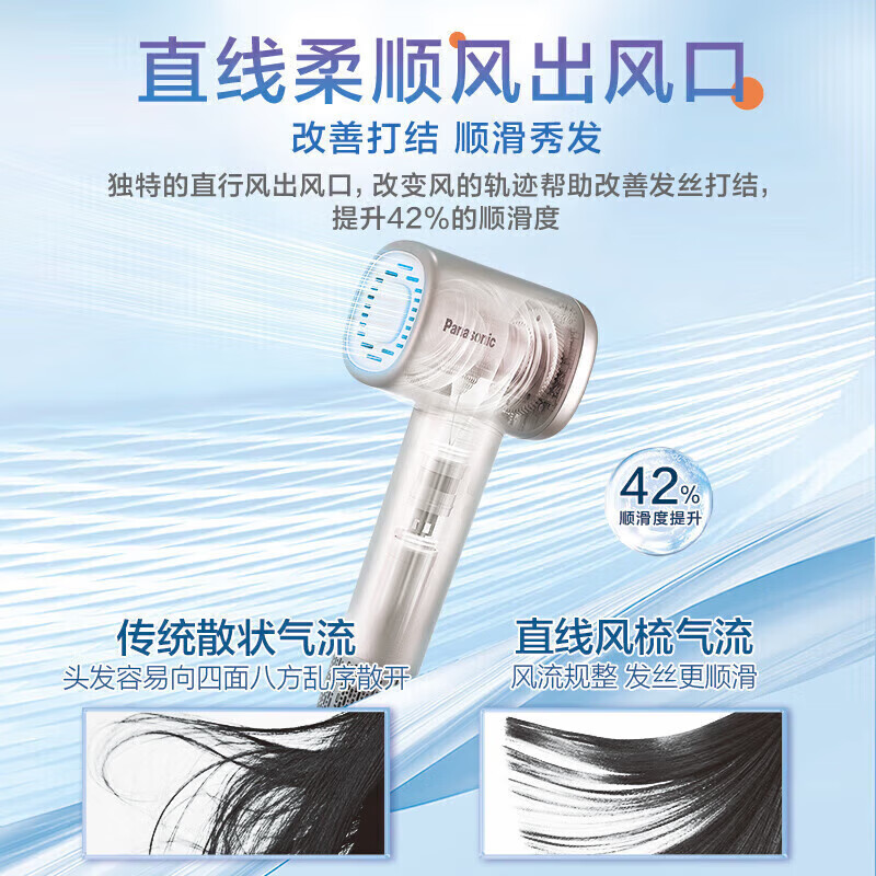 松下(Panasonic)EH-PNEGMH405 电吹风 灰紫色高清大图