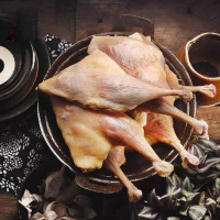 [中华特色] 六安馆 牧鹅风干腊鸭腿3只 约600g 安徽特产咸鸭腿手工腌制咸肉腊味腊肉