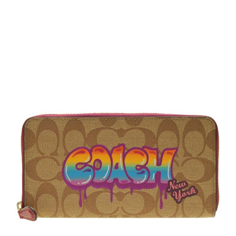 Coach 蔻驰 女士棕色钱包 F36079IMKHA