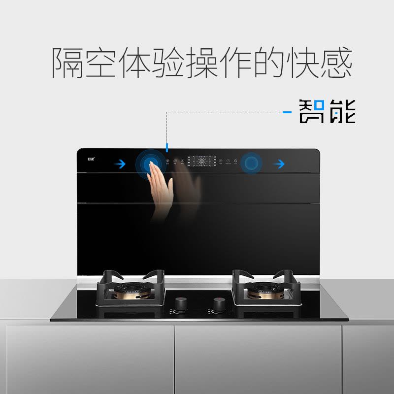 欧诚集成灶分体式 L5-2侧吸式体感抽油烟机燃气灶具套装 嵌入式燃气灶集成环保灶具 液化气/天然气图片