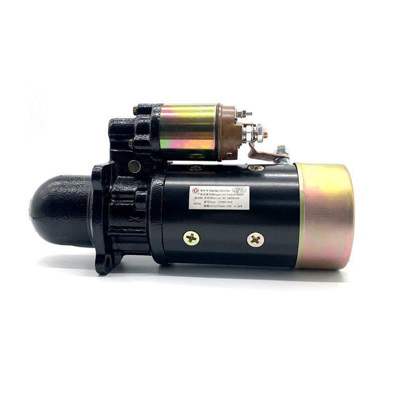 鸿行起动机总成3708n010适配东风康明斯6bteq1118eq2102视频