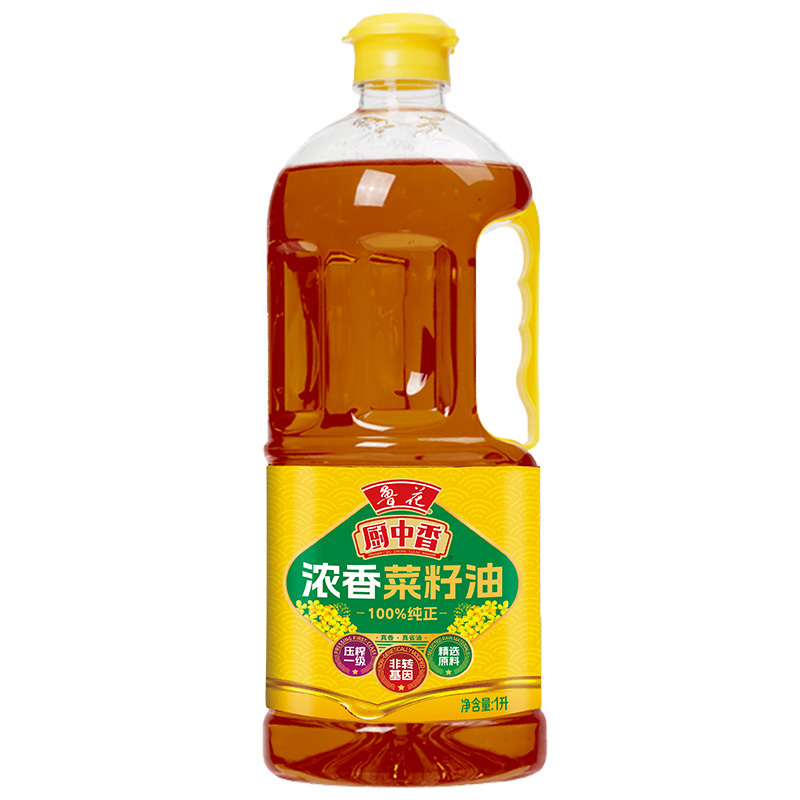 鲁花菜籽油1L原料好油才好优质精选厨中香浓香