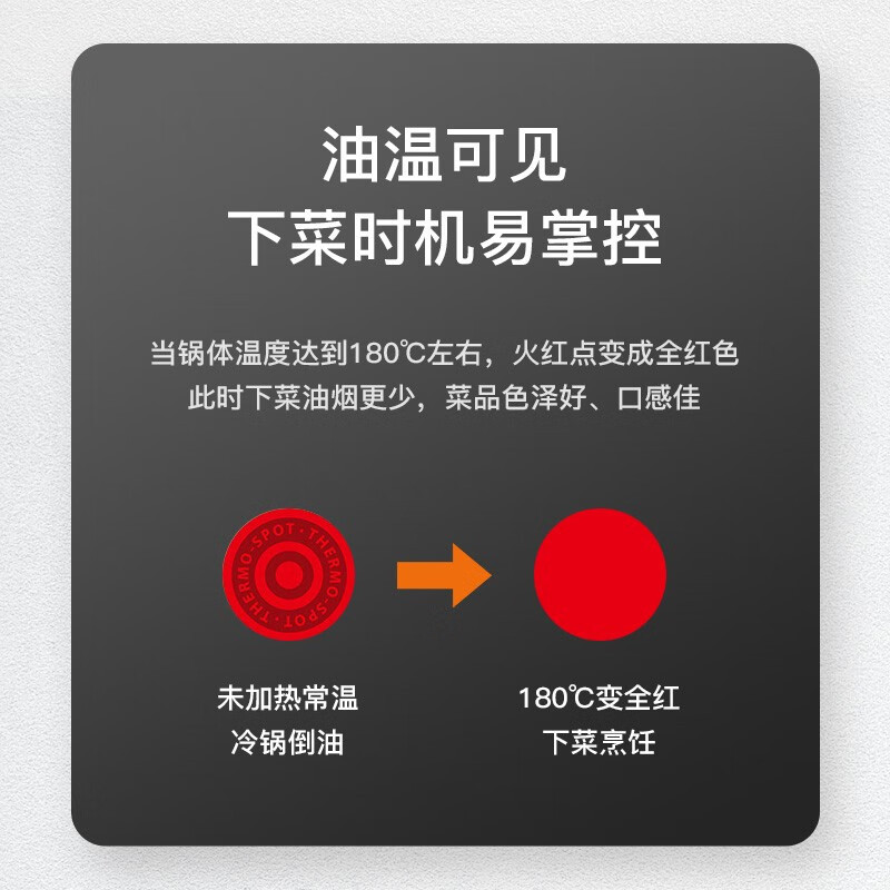 苏泊尔(SUPOR) 平底锅不粘锅煎锅牛排锅 电磁炉燃气灶通用火红点聚油星星石系列 直径 28cm高清大图