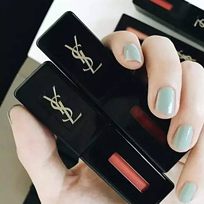 圣罗兰(YSL)黑管镜面唇釉5.5ml 一支难求#412珊瑚粉 唇彩 色泽持久高清大图