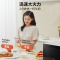 美的(Midea) 微波炉家用小型360°转盘式加热 20升 智能蒸煮菜单 黑色