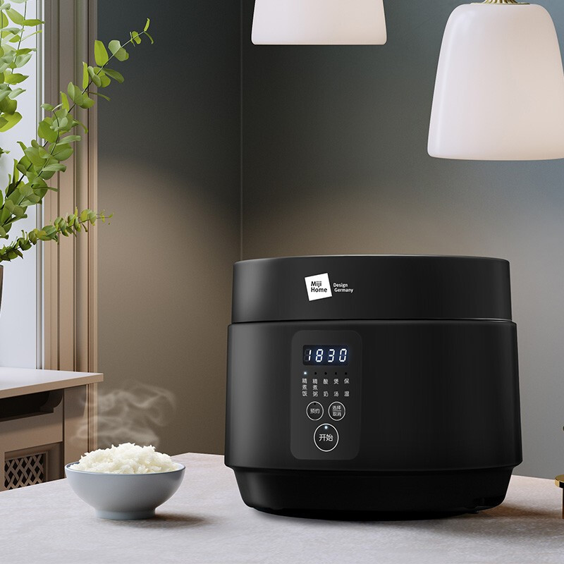 德国米技(miji)ec301微电脑电饭煲电饭锅3升多功能智能预约黑色