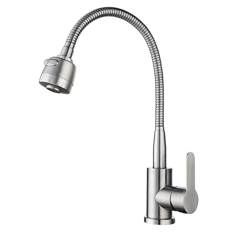 LONMATE 304不锈钢冷热水龙头SL1208 一个高清大图