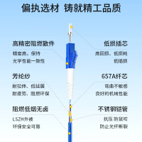 博扬 BY-K30151S 电信级铠装光纤跳线sc-lc 30米 单模单芯 抗拉压防鼠咬低烟无卤环保网线光纤线