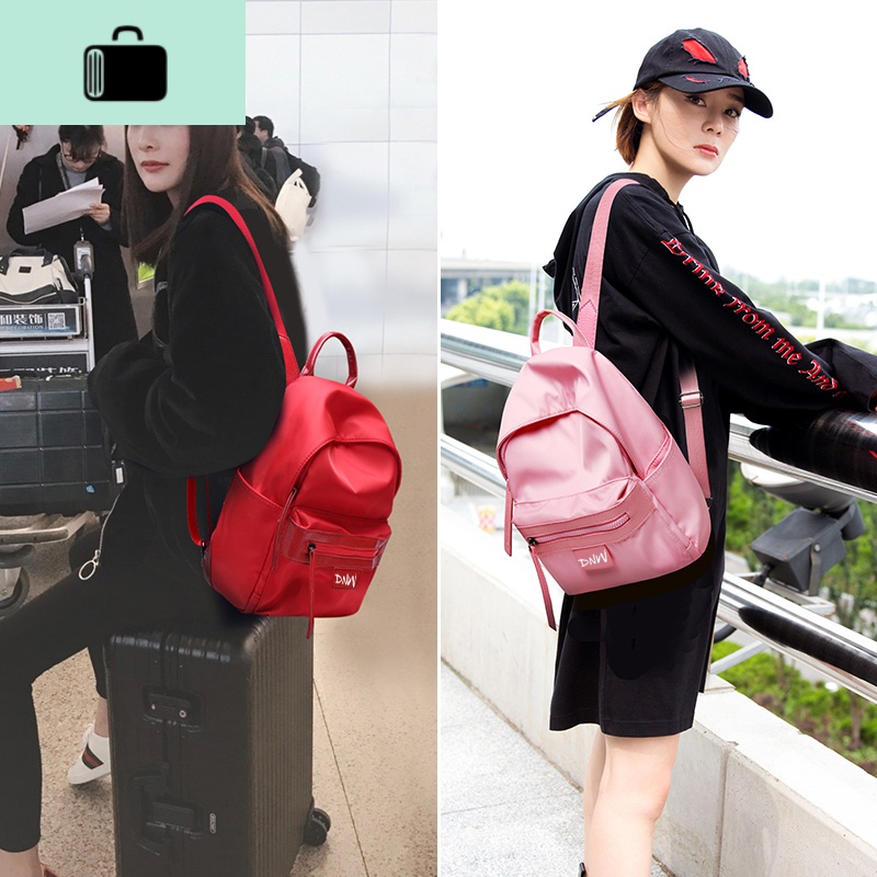 牛津布2020新款双肩包女大学生书包韩版百搭简约迷你旅行小背包潮NEW LAKE高清大图