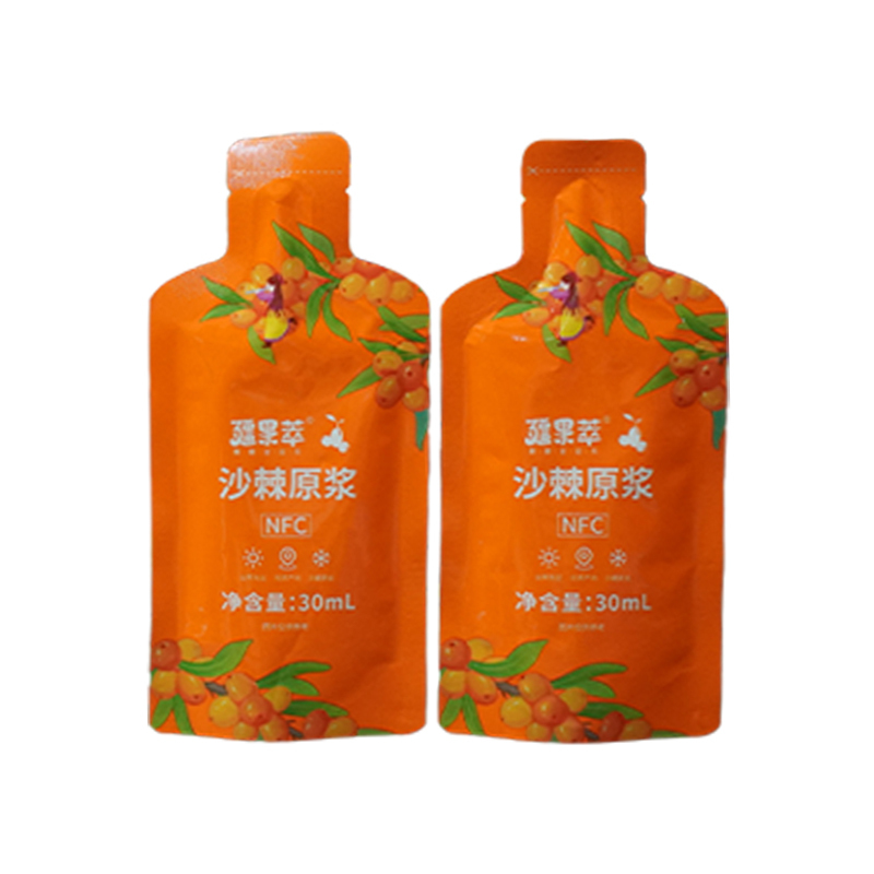 疆果萃 沙棘原浆 30ml*10袋/盒高清大图