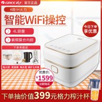 格力大松(TOSOT)电饭煲GDCF-40X65C 家用4L大容量IH电磁加热微压电饭锅预约功能紫铜内胆3-4-6人适用