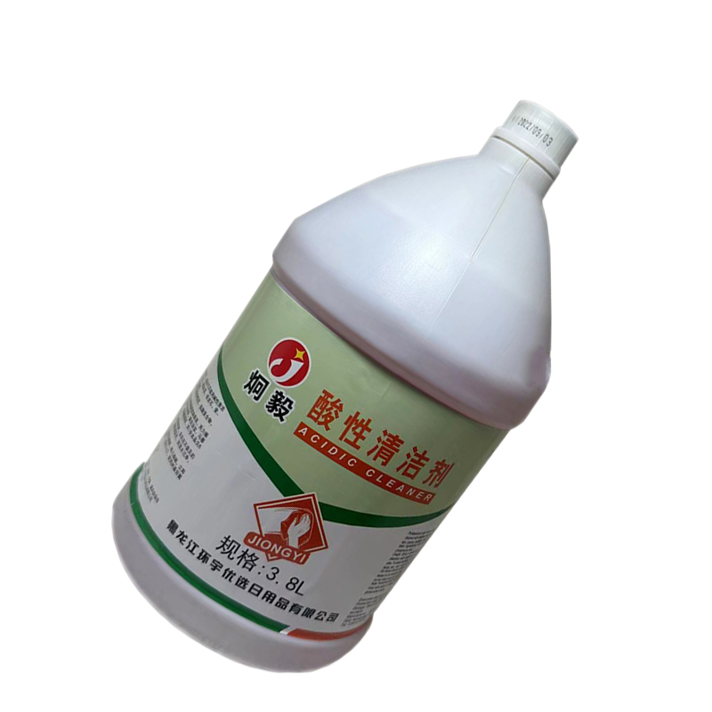 炯毅 酸性清洁剂大桶洁厕剂瓷砖大理石地板装修水泥污渍去污洗涤剂 酸性清洗剂 3.8L 桶高清大图