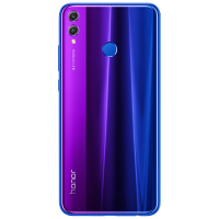 荣耀(honor) 8X 4GB+64GB 幻影蓝 移动联通电信4G 双卡双待 91%屏占比 2000万AI双摄全面屏手机