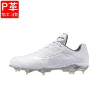 美津浓(Mizuno)男棒球鞋轻量透气加宽大码舒适耐磨超宽设计2025款 White 44.5