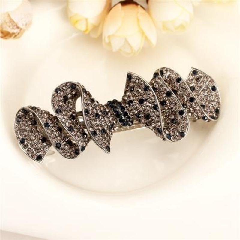 韩版成人发夹马尾夹大号头饰韩国盘发发卡顶夹子横夹弹簧夹发饰品3号