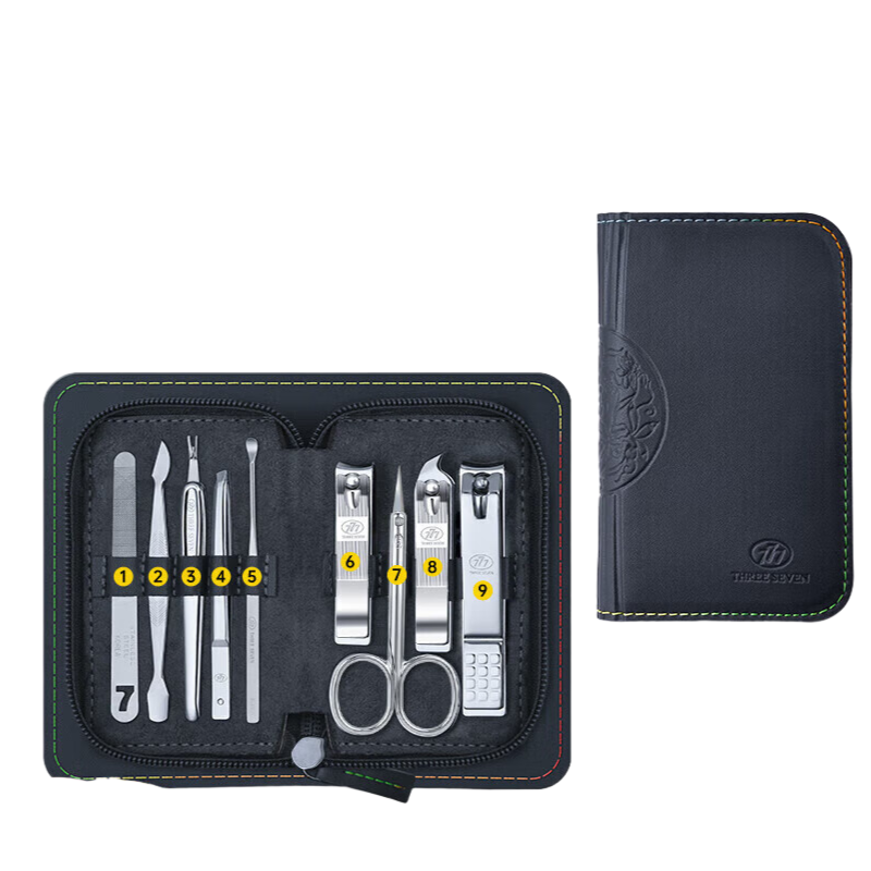 777(THREE SEVEN) 指甲刀修护套装9件套TSG-1552