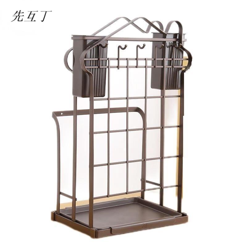 先互丁 碳钢多功能刀架置物架 28.5*18.5*43.8cm 个高清大图