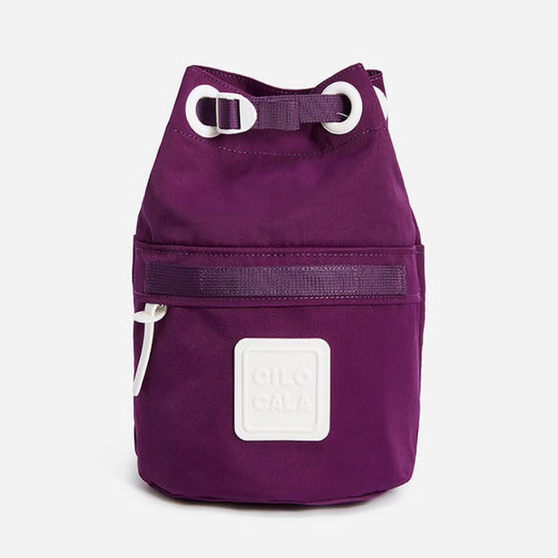 日本cilocala水桶包女抽绳斜挎包2020新款大容量防水单肩包女包