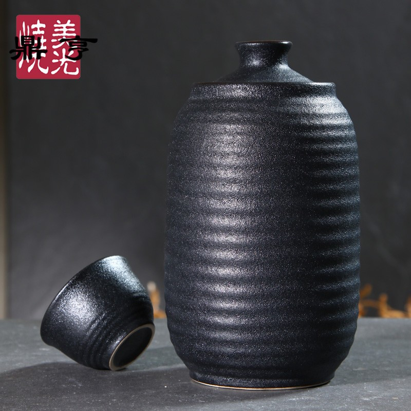 鼎亨温酒器暖酒壶烫酒炉 日式清酒酒具套装 陶瓷暖酒瓶酒杯 一壶