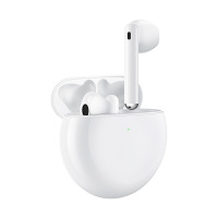 华为/HUAWEI FreeBuds 4 真无线蓝牙耳机 半开放主动降噪2.0 舒适佩戴 高解析音质 无线充版 陶瓷白