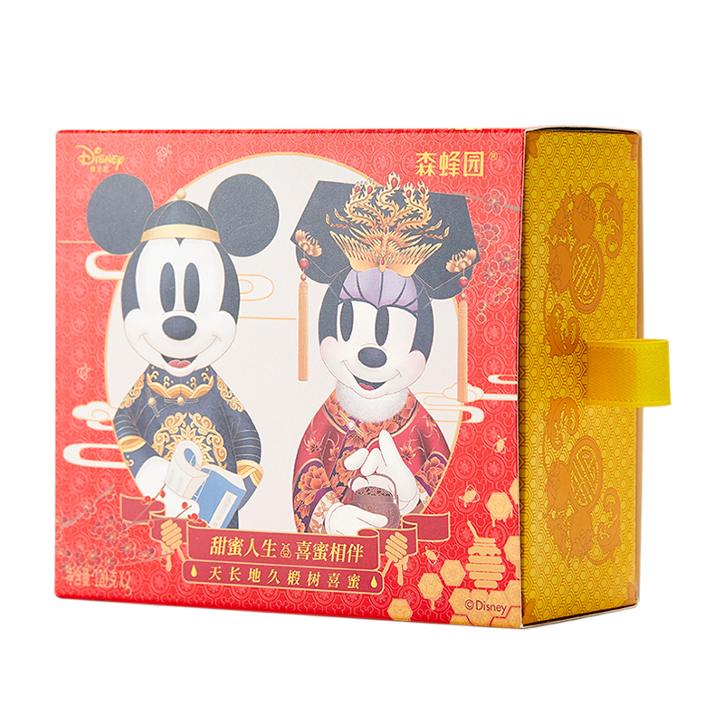 森蜂园&迪士尼定制(米奇米妮)天长地久椴树喜蜜120g*2瓶