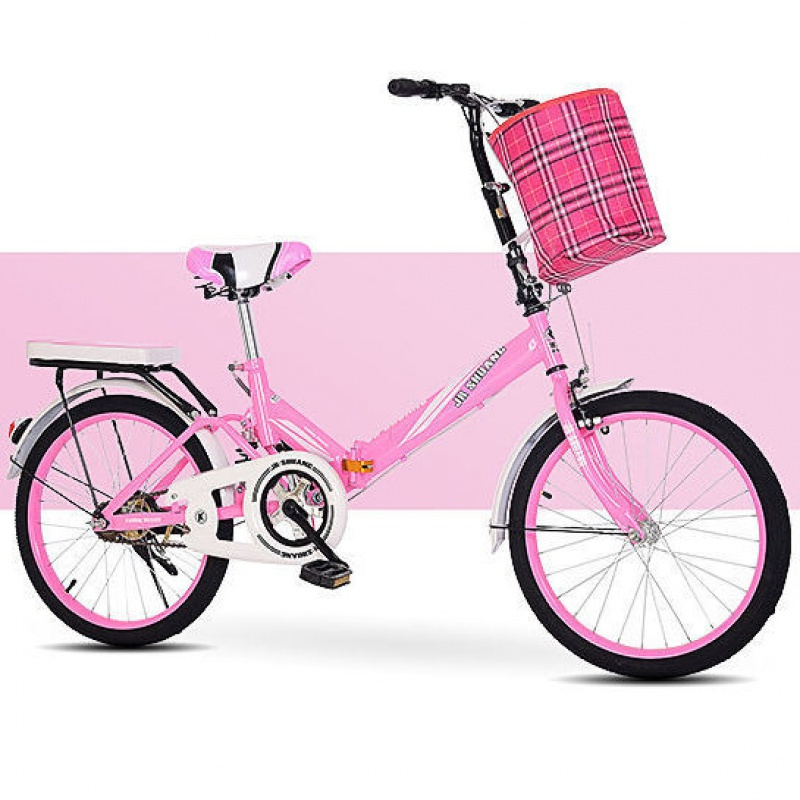 20寸折叠单车男女士自行车折叠车男女式脚踏自行车