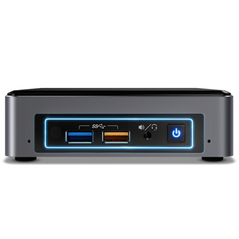英特尔(Intel)NUC迷你电脑主机 内置酷睿i5-7260U 锐炬Plus640显卡 NUC7I5BNKL)