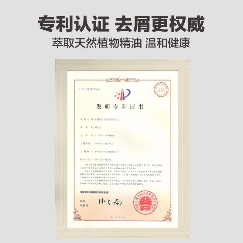 柏缇茶树去屑洗发露止痒控油蓬松氨基酸洗发水650ml高清大图