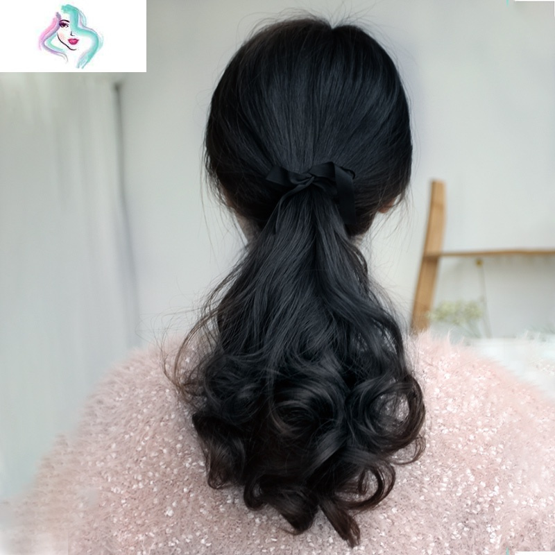 你那么美假发马尾假发女抓夹式短卷发假仿真发丸子头款假辫子梨花卷发尾逼真你那么美酒红绑带式 18cm 价格图片品牌报价 苏宁易购苏享尚品美妆工具专营店
