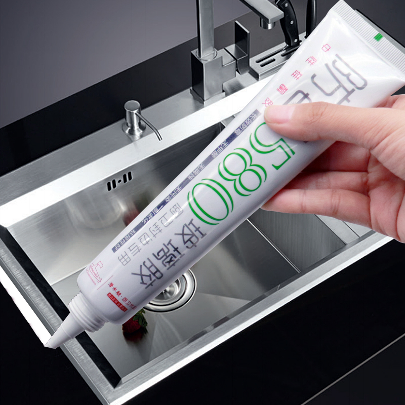 玻璃胶防水厨卫透明结构胶家用瓷白色强力胶马桶密封胶