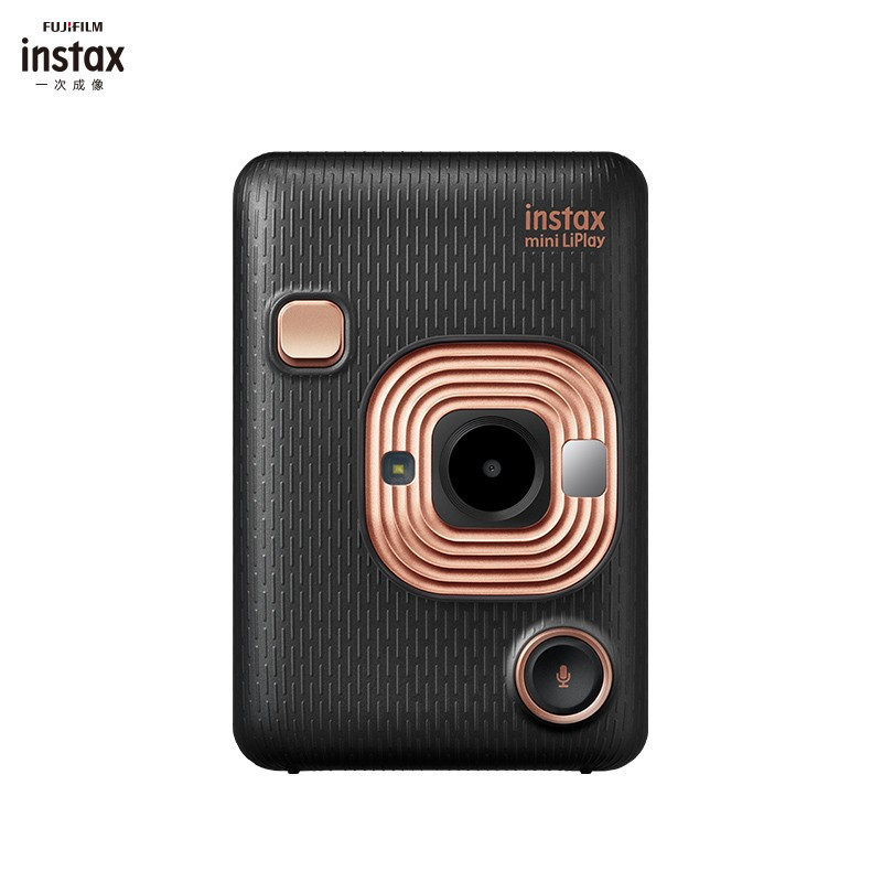 [数模来袭]富士(FUJIFILM)instax mini LiPlay典雅黑 立拍立得胶片相机 套餐二(含20张相纸)