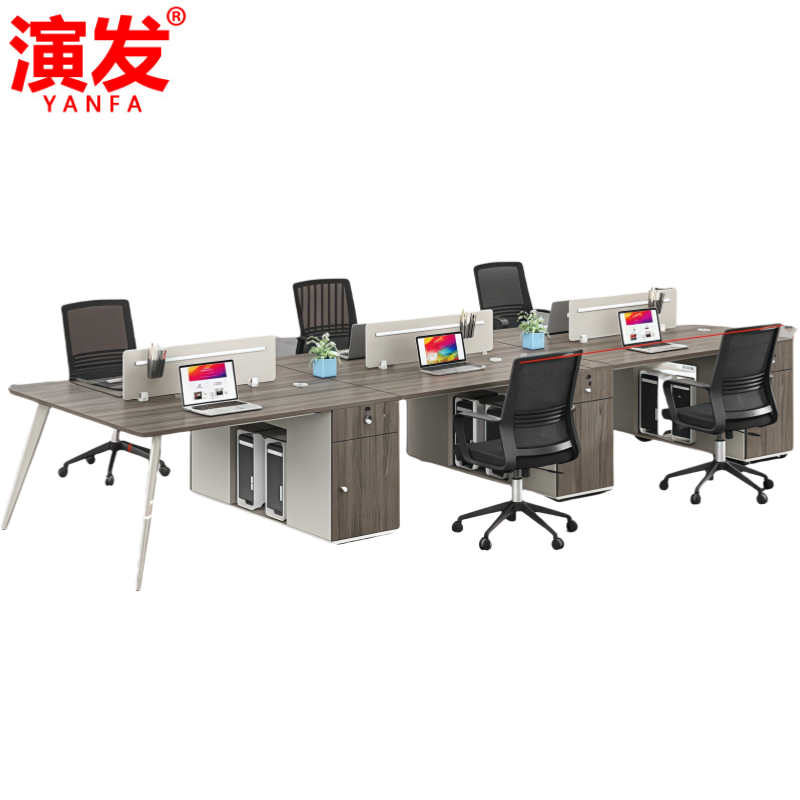 演发 桌子六人位+6椅张高清大图