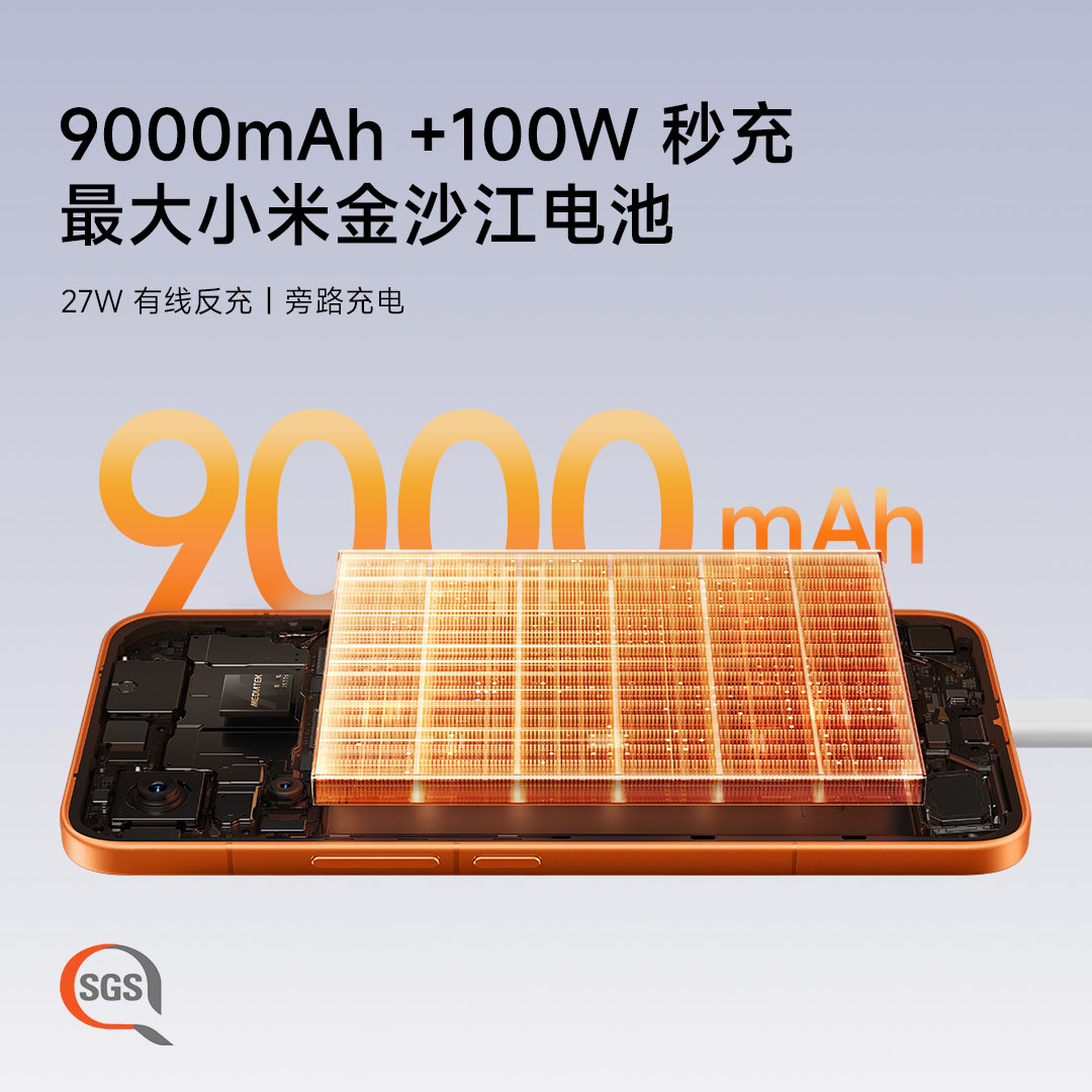 [智能手机]小米 REDMI Turbo 5 Max 阳光橙 16GB内存+256GB存储 手机红米手机小米小米自营旗舰店新品正品红米turbo5max高清大图