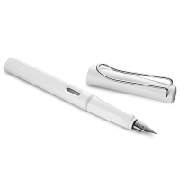 凌美(LAMY) Safari狩猎者系列钢笔墨水笔商务办公用笔纯白色 EF尖