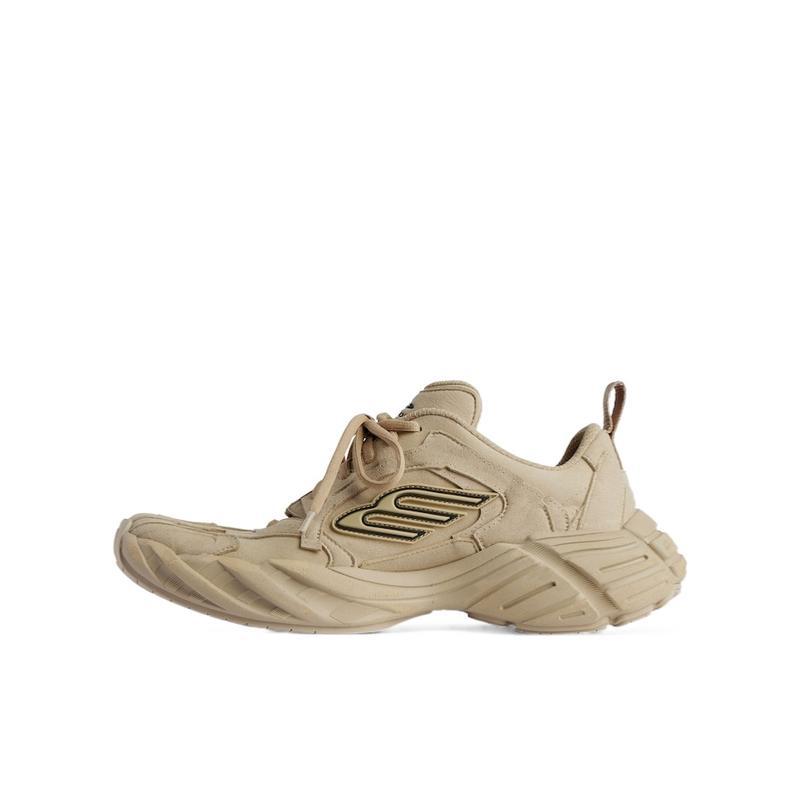 Balenciaga/巴黎世家小牛皮拼接跑步鞋透气缓震休闲运动鞋