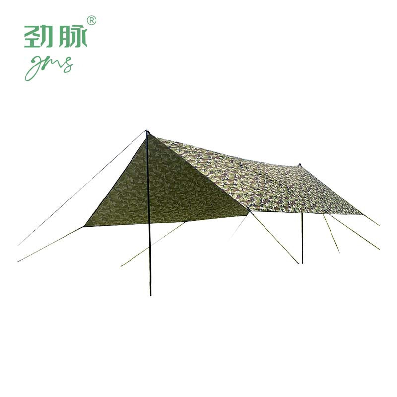 劲脉 迷彩天幕帐篷 3*5*2.2M 顶高清大图