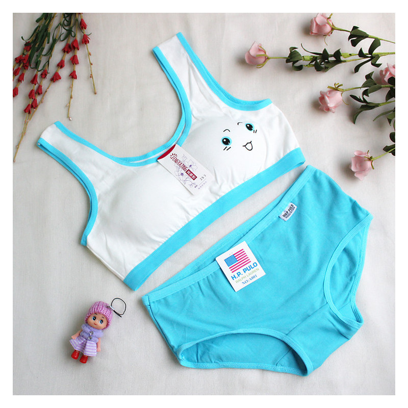 可莉允13初中生内衣14小学生大童10岁11少女孩发育期文胸12内衣裤套装