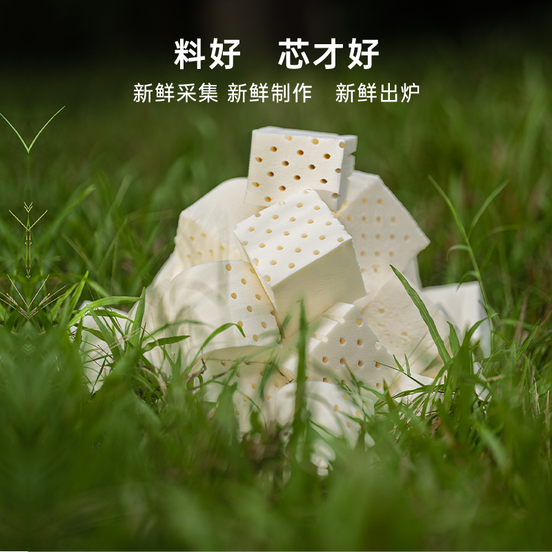 POKALEN(普卡兰)泰国乳胶枕原装进口天然乳胶枕头成人护颈枕颈椎枕正品橡胶枕芯助眠枕家用颈椎枕头 礼盒装高清大图